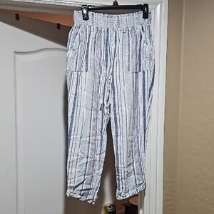 Rewash Blue and White Striped Pants